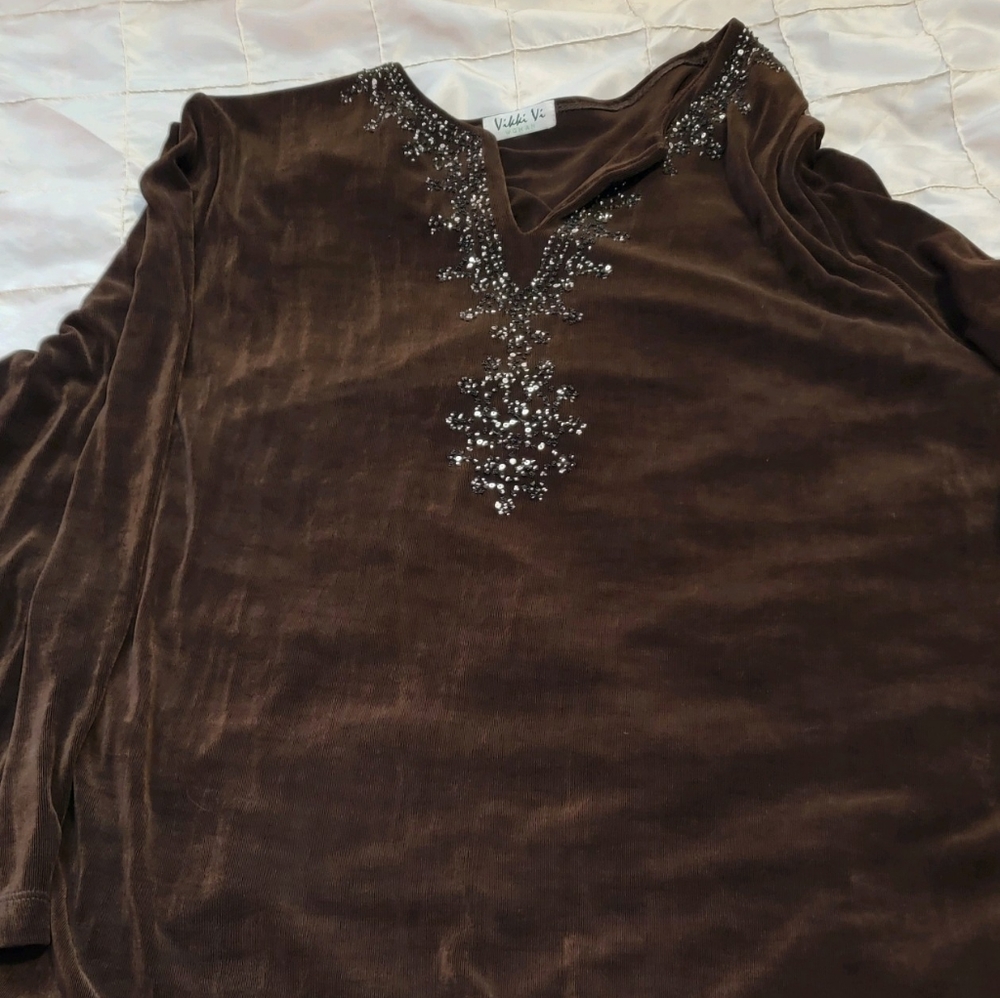 Blouse with embellishments